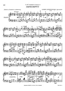 Экспромт, Op.47: Экспромт by Арсений Корещенко