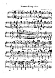 Венгерский марш, Op.13: Для фортепиано by Анри Ковальски