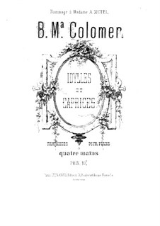 Идилии и каприсы для фортепиано в четыре руки: Сборник by Блас Мария де Коломер