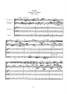 Концерт No.2 ля мажор, HWV 296a: Концерт No.2 ля мажор by Георг Фридрих Гендель