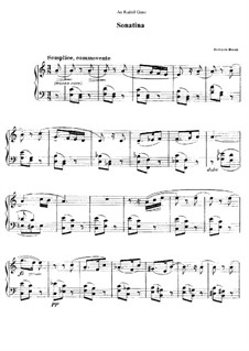 Сонатина для фортепиано No.1, BV 257: Для одного исполнителя by Ферруччо Бузони