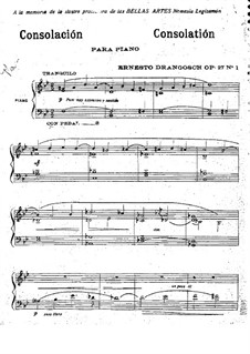 Три пьесы, Op.27: Три пьесы by Эрнесто Дрангош